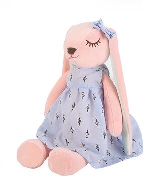 Plush Pink Bunny Doll Pastel colors